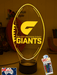 Greater Western Sydney Giants Australian Football Club 3D LED Night Light - KustomboxNight Lights & Ambient LightingKustomboxStandard Size