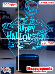 Halloween & Zombie Skeleton 3D LED Night Light Lamp - KustomboxNight Lights & Ambient LightingKustomboxStandard Size