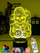 Halloween Zombie Skeleton & Pumpkins 3D LED Night Light Lamp - KustomboxNight Lights & Ambient LightingKustomboxStandard Size