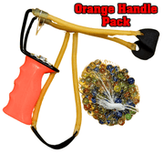 Handheld Fishing Bait Thrower – Burley & Groundbait Casting Tool (Ergonomic Grip) - KustomboxKustomboxOrange Handle Pack