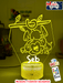 Hanging Monkey on Branch Personalised Name 3D LED Night Light Lamp - KustomboxNight Lights & Ambient LightingKustomboxStandard Light - No Name