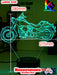 Harley Davidson Motor Cycle Bike 3D LED Night Light Lamp - KustomboxNight Lights & Ambient LightingKustomboxStandard Size - No Name