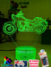Harley Davidson Motor Cycle Bike 3D LED Night Light Lamp - KustomboxNight Lights & Ambient LightingKustomboxStandard Size - No Name