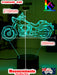 Harley Davidson Motor Cycle Bike 3D LED Night Light Lamp - KustomboxNight Lights & Ambient LightingKustomboxStandard Size - No Name