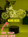 Harley Davidson Motor Cycle Bike 3D LED Night Light Lamp - KustomboxNight Lights & Ambient LightingKustomboxStandard Size - No Name