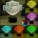 Harley Davidson Motorbike Logo 3D LED Night Light Lamp - KustomboxNight Lights & Ambient LightingKustomboxStandard Size - No Name