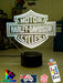 Harley Davidson Motorbike Logo 3D LED Night Light Lamp - KustomboxNight Lights & Ambient LightingKustomboxStandard Size - No Name