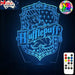 Harry Potter Hufflepuff House 3D LED Night Light Room Lamp - KustomboxNight Lights & Ambient LightingKustomboxStandard SizeBlack Base