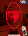 Hawthorn Hawks Australian Football Club 3D LED Night Light - KustomboxNight Lights & Ambient LightingKustomboxStandard Size