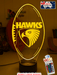Hawthorn Hawks Australian Football Club 3D LED Night Light - KustomboxNight Lights & Ambient LightingKustomboxStandard Size