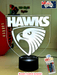 Hawthorn Hawks Australian Football Club 3D LED Night Light - KustomboxNight Lights & Ambient LightingKustomboxStandard Size