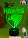 Hawthorn Hawks Australian Football Club 3D LED Night Light - KustomboxNight Lights & Ambient LightingKustomboxStandard Size