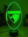 Hawthorn Hawks Australian Football Club 3D LED Night Light - KustomboxNight Lights & Ambient LightingKustomboxStandard Size