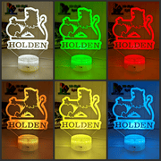 Holden Car Badge Logo 1969 - 94 Personalised Name 3D LED Night Light Lamp - KustomboxNight Lights & Ambient LightingKustomboxStandard Size