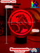 Holden Car Badge Logo Personalised Name 3D LED Night Light - KustomboxNight Lights & Ambient LightingKustomboxStandard Size
