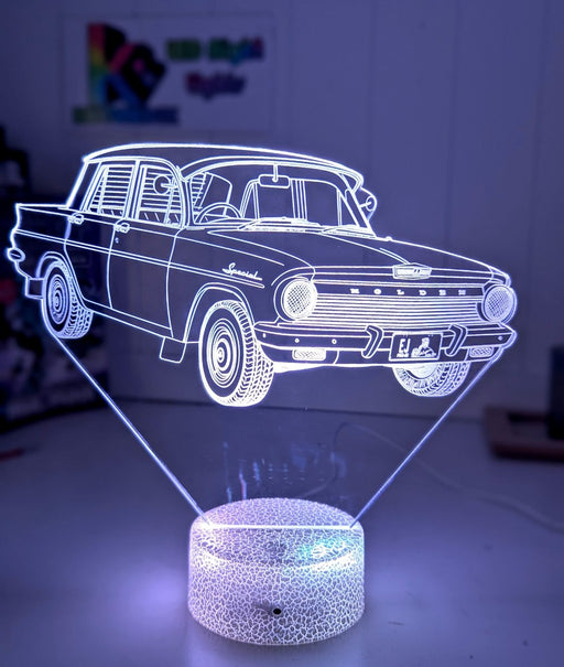 Holden EJ Sedan 1962 to 63 Car Personalised Name 3D LED Night Light Lamp - KustomboxNight Lights & Ambient LightingKustomboxStandard Size - No Name