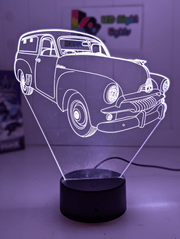 HOLDEN FJ Panel Van Car Personalised 3D LED Light Night Colour Change Lamp - KustomboxNight Lights & Ambient LightingKustomboxStandard Size - No Personalisation