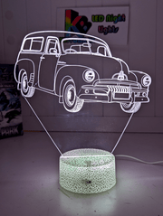 HOLDEN FJ Panel Van Wagon Personalised 3D LED Light Night Colour Change Lamp - KustomboxNight Lights & Ambient LightingKustomboxStandard Size - No Personalisation