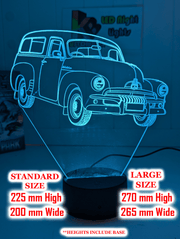 HOLDEN FJ Panel Van Wagon Personalised 3D LED Light Night Colour Change Lamp - KustomboxNight Lights & Ambient LightingKustomboxStandard Size - No Personalisation