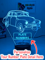 HOLDEN FJ Sedan Car 1953/56 Personalised 3D LED Light Night Colour Change Lamp - KustomboxNight Lights & Ambient LightingKustomboxStandard Size - No Personalisation