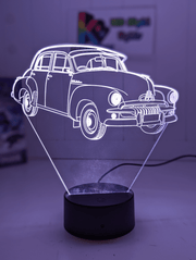 HOLDEN FJ Sedan Car 1953/56 Personalised 3D LED Light Night Colour Change Lamp - KustomboxNight Lights & Ambient LightingKustomboxStandard Size - No Personalisation