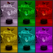 HOLDEN FJ Ute Humpy Car Personalised 3D LED Light Night Colour Change Lamp - KustomboxNight Lights & Ambient LightingKustomboxStandard Size - No Personalisation