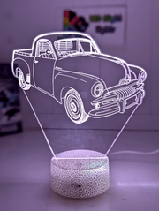 HOLDEN FJ Ute Humpy Car Personalised 3D LED Light Night Colour Change Lamp - KustomboxNight Lights & Ambient LightingKustomboxStandard Size - No Personalisation