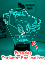 HOLDEN FJ Ute Humpy Car Personalised 3D LED Light Night Colour Change Lamp - KustomboxNight Lights & Ambient LightingKustomboxStandard Size - No Personalisation