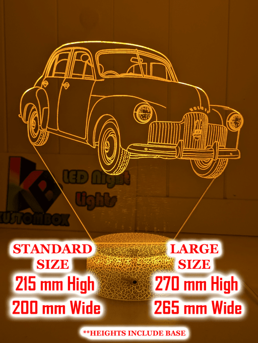 HOLDEN FX Car 48 - 215 Sedan Personalised 3D LED Light Night Colour Change Lamp Mancave - KustomboxNight Lights & Ambient LightingKustomboxStandard Size - No Personalisation