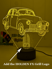 HOLDEN FX Car 48 - 215 Sedan Personalised 3D LED Light Night Colour Change Lamp Mancave - KustomboxNight Lights & Ambient LightingKustomboxStandard Size - No Personalisation