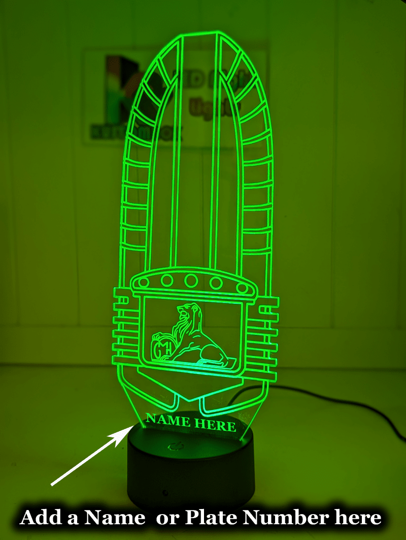 HOLDEN FX Grill Logo Personalised 3D LED Light Night Colour Change Lamp - KustomboxNight Lights & Ambient LightingKustomboxStandard Size