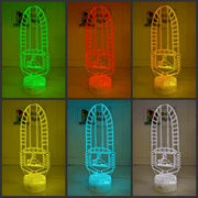 HOLDEN FX Grill Logo Personalised 3D LED Light Night Colour Change Lamp - KustomboxNight Lights & Ambient LightingKustomboxStandard Size