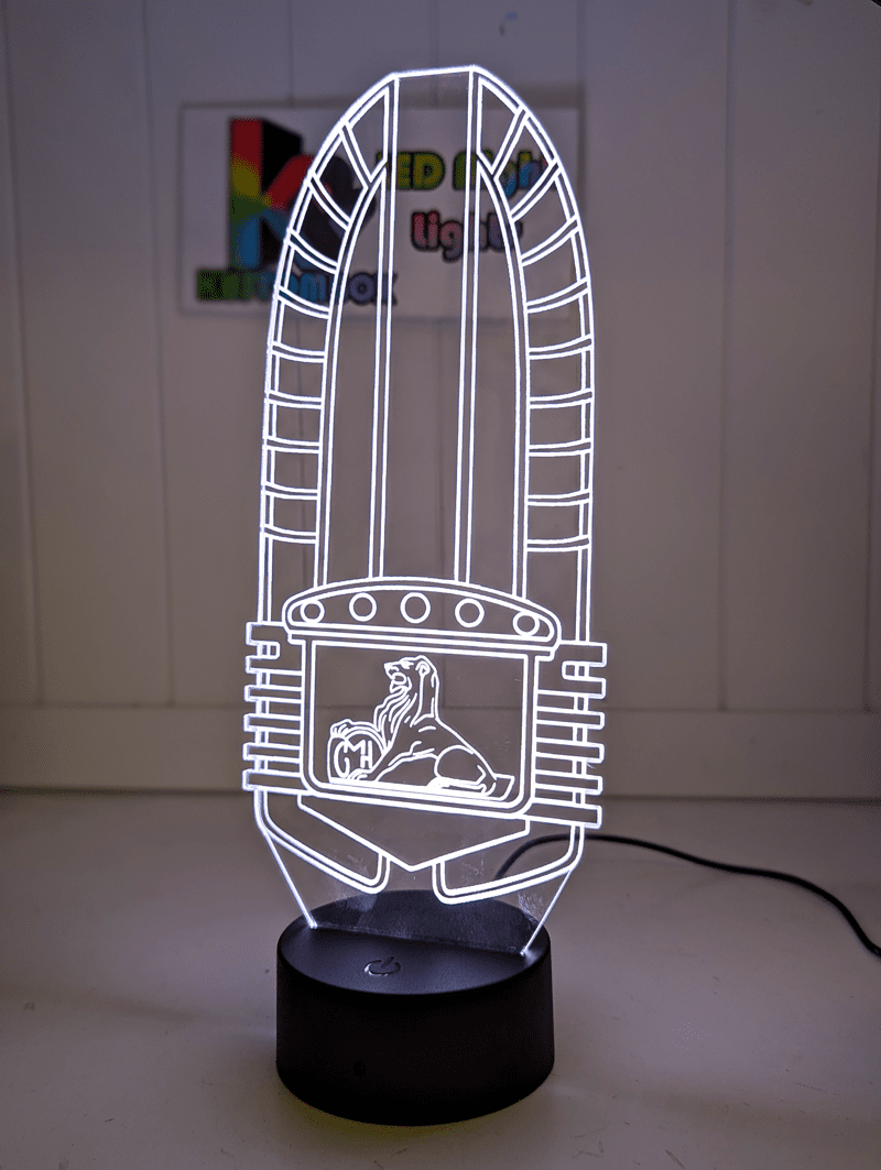 HOLDEN FX Grill Logo Personalised 3D LED Light Night Colour Change Lamp - KustomboxNight Lights & Ambient LightingKustomboxStandard Size