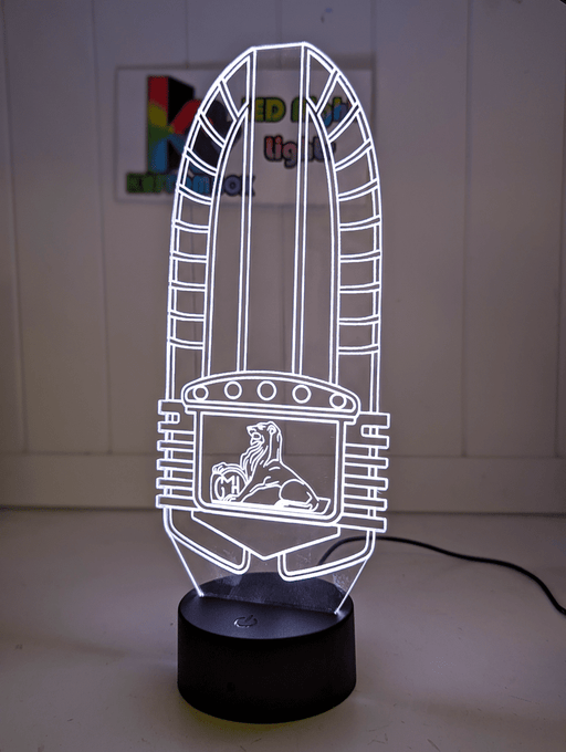 HOLDEN FX Grill Logo Personalised 3D LED Light Night Colour Change Lamp - KustomboxNight Lights & Ambient LightingKustomboxStandard Size