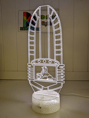 HOLDEN FX Grill Logo Personalised 3D LED Light Night Colour Change Lamp - KustomboxNight Lights & Ambient LightingKustomboxStandard Size