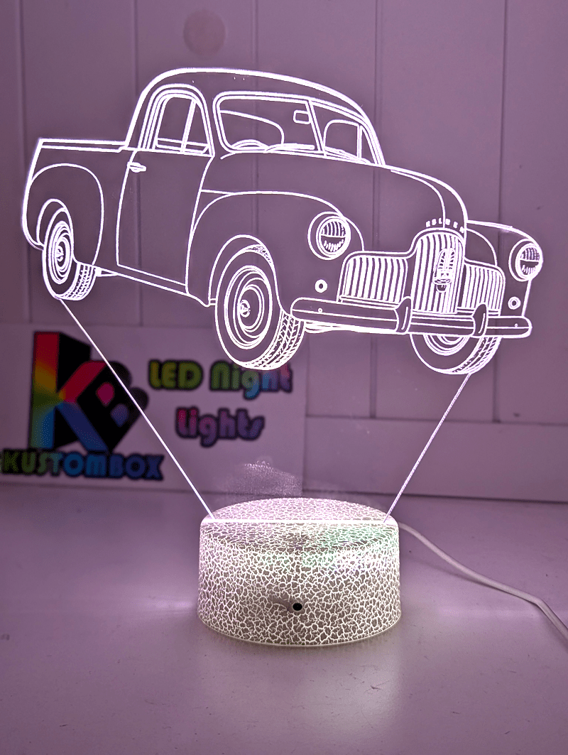 HOLDEN FX Ute 50 - 2106 Personalised 3D LED Light Night Colour Change Lamp Mancave - KustomboxNight Lights & Ambient LightingKustomboxStandard Size - No Personalisation