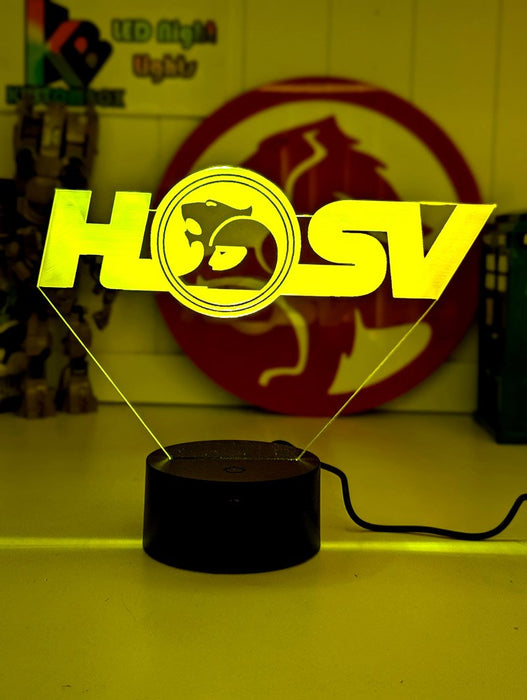 Holden HSV Logo V8 Racing Super Cars 3D LED Night Light Lamp - KustomboxNight Lights & Ambient LightingKustomboxStandard Size