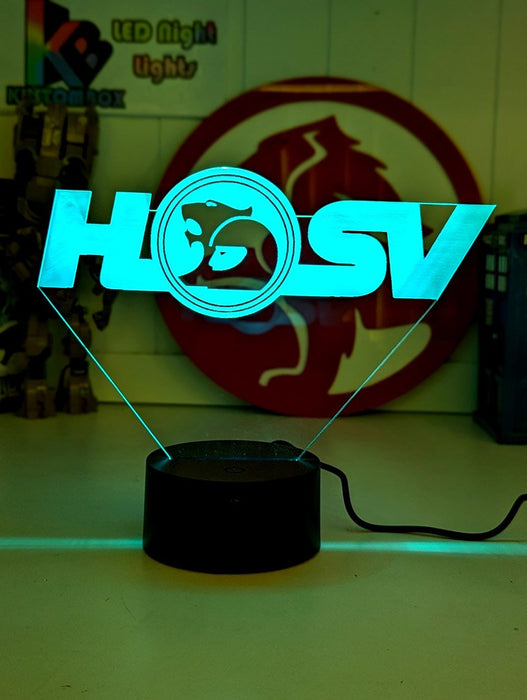 Holden HSV Logo V8 Racing Super Cars 3D LED Night Light Lamp - KustomboxNight Lights & Ambient LightingKustomboxStandard Size