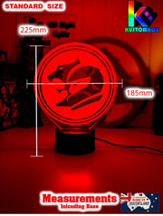 Holden HSV Racing V8 Super Cars Logo 3D LED Night Light Lamp - KustomboxNight Lights & Ambient LightingKustomboxStandard Size