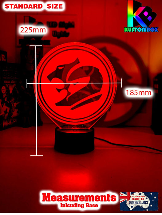 Holden HSV Racing V8 Super Cars Logo 3D LED Night Light Lamp - KustomboxNight Lights & Ambient LightingKustomboxStandard Size