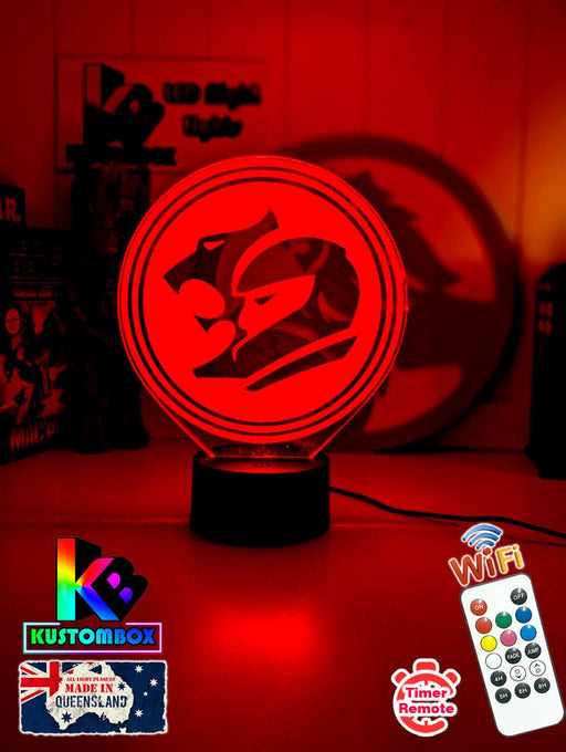 Holden HSV Racing V8 Super Cars Logo 3D LED Night Light Lamp - KustomboxNight Lights & Ambient LightingKustomboxStandard Size