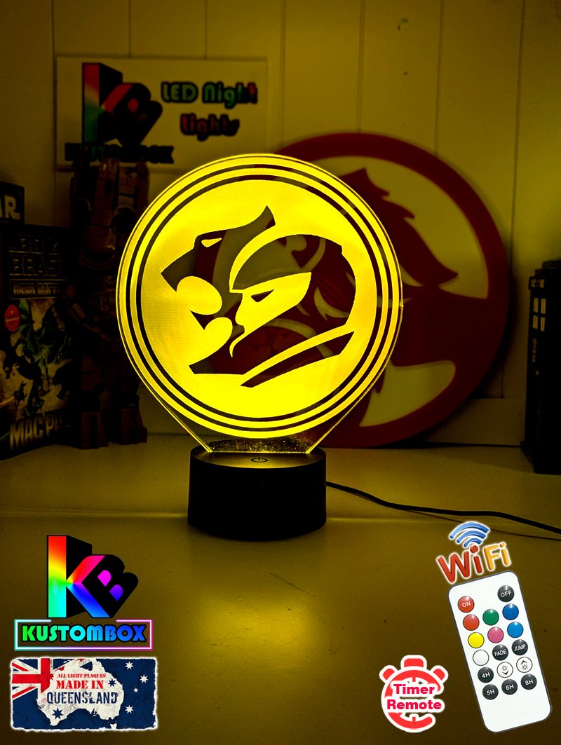 Holden HSV Racing V8 Super Cars Logo 3D LED Night Light Lamp - KustomboxNight Lights & Ambient LightingKustomboxStandard Size