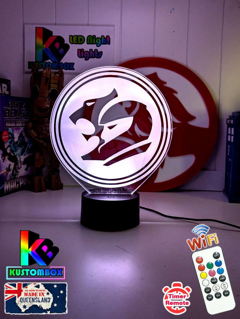 Holden HSV Racing V8 Super Cars Logo 3D LED lamp designed for fans, featuring bright illumination and modern acrylic styling.