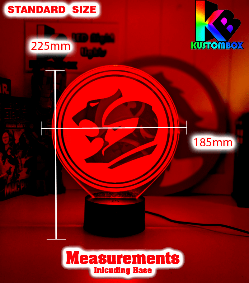 Holden HSV V8 Racing Super Cars Logo 3D LED Night Light Lamp - KustomboxNight Lights & Ambient LightingKustomboxStandard Size