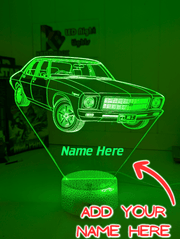 Holden Kingswood HQ 1971 to 1974 Personalised Name 3D LED Night Light Colour Change - KustomboxNight Lights & Ambient LightingKustomboxStandard Size - No Personalisation