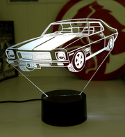 Holden Monaro HQ 1971 to 1974 Personalised Name 3D LED Night Light Colour Change - KustomboxNight Lights & Ambient LightingKustomboxStandard Size - No Personalisation