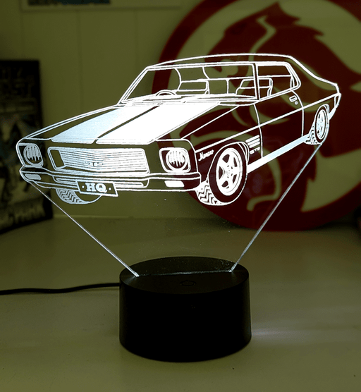 Holden Monaro HQ 1971 to 1974 Personalised Name 3D LED Night Light Colour Change - KustomboxNight Lights & Ambient LightingKustomboxStandard Size - No Personalisation
