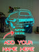 Holden Sandman Panel Van Classic 3D LED Night Light Lamp - KustomboxNight Lights & Ambient LightingKustomboxStandard Size