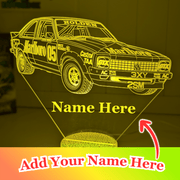 Holden SS Torana AX9 Brocks Car Personalised Name 3D LED Night Light Lamp - KustomboxNight Lights & Ambient LightingKustomboxStandard Size - No Name
