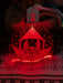 Holy Night Manger Christmas Bauble 3d LED Night Light Decoration - KustomboxNight Lights & Ambient LightingKustomboxBauble - Standard Size